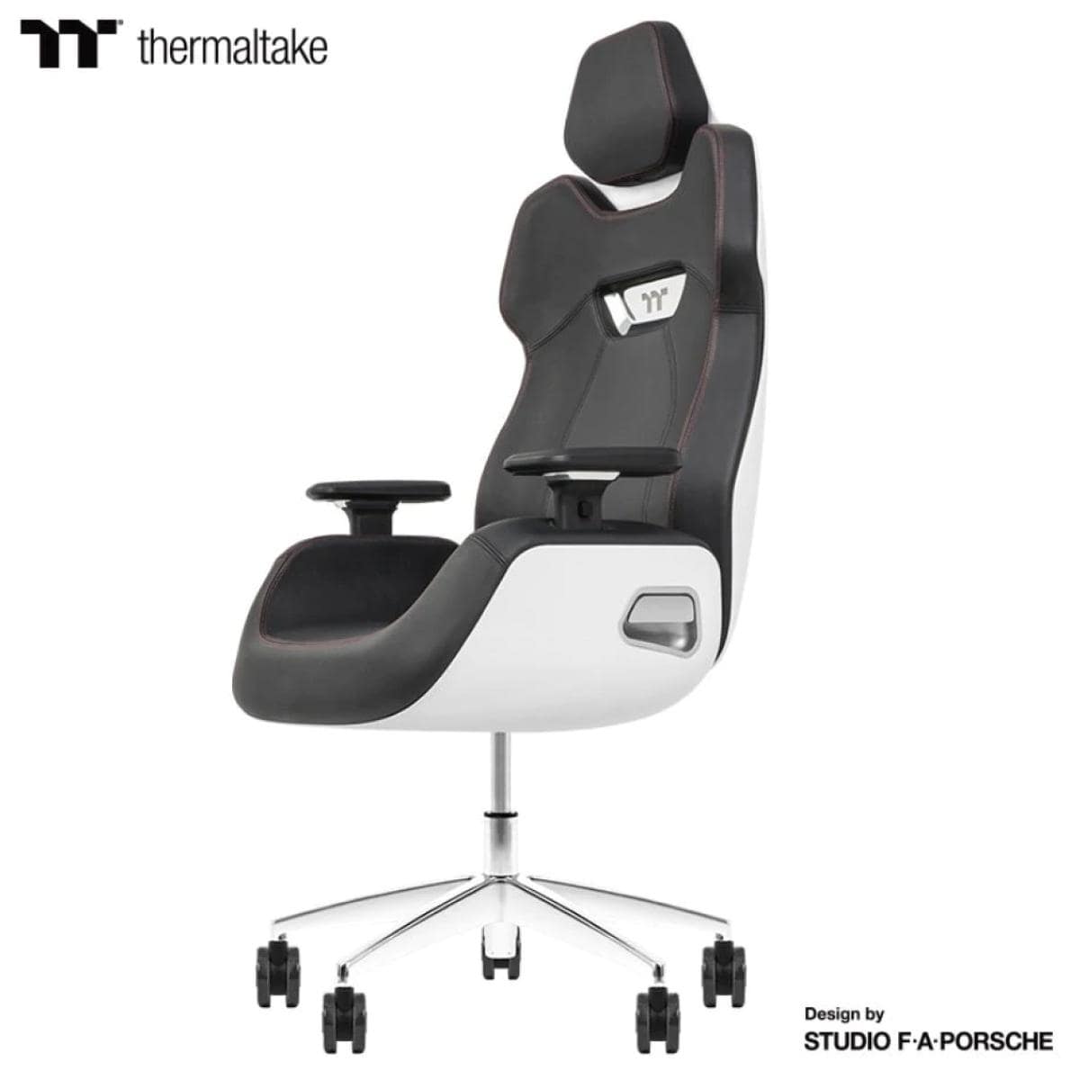 Thermaltake Argent E700 Real Leather Gaming Chair (Glacier White) Design by Studio F∙A∙Porsche