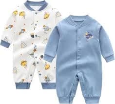 Infant Cotton Romper Set