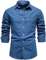 Men's Denim Casual Shirt