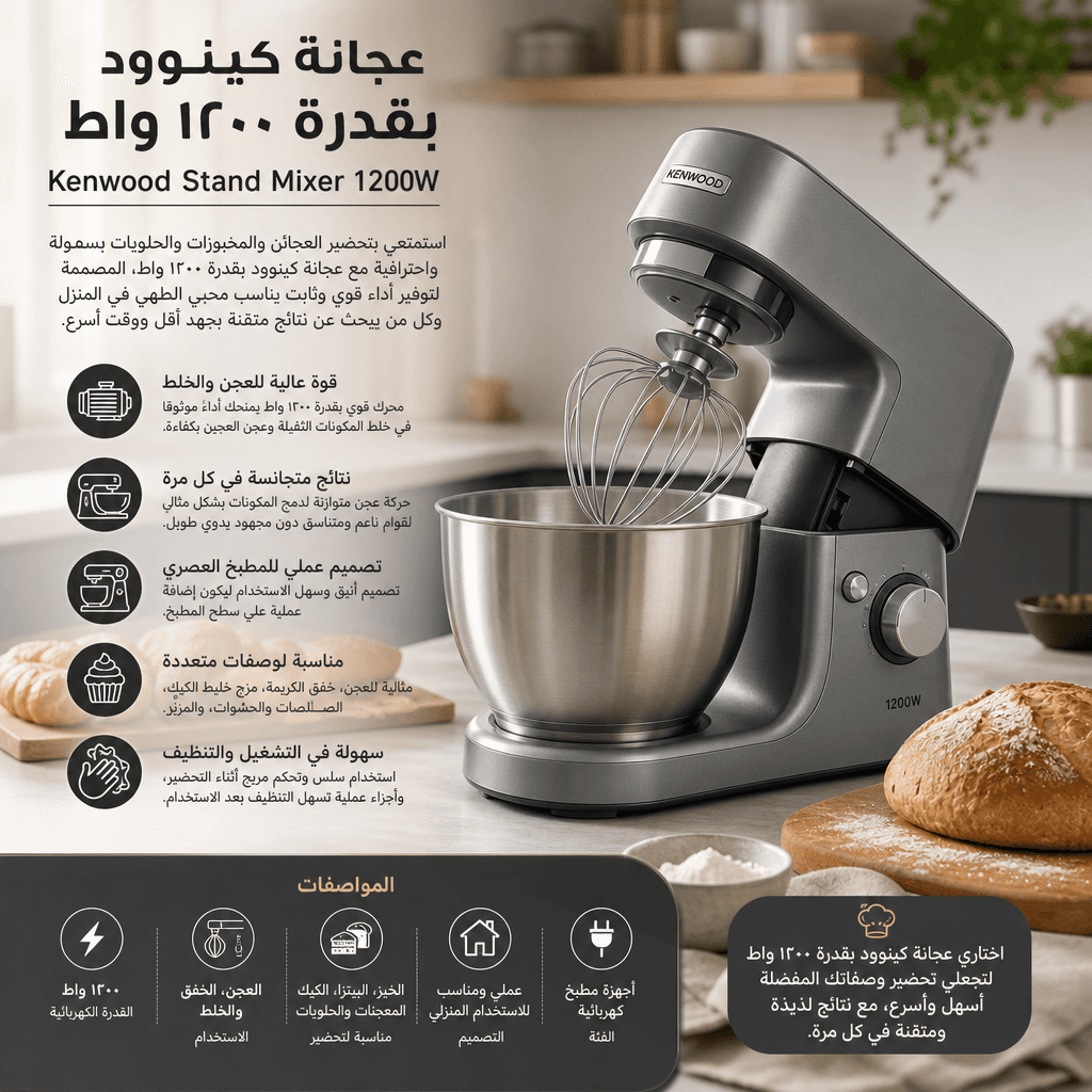 Kenwood Stand Mixer 1200W