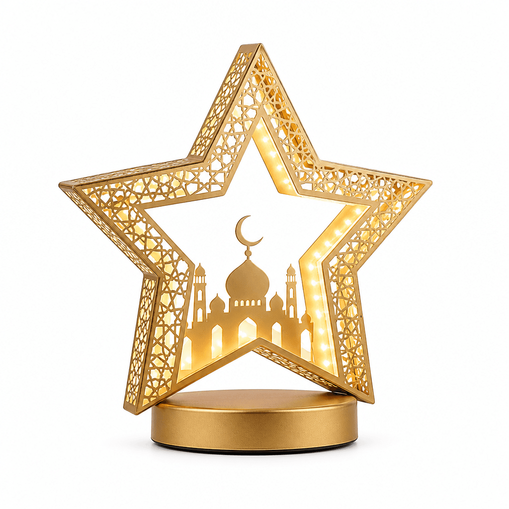 Eid Mubarak LED Star Lamp