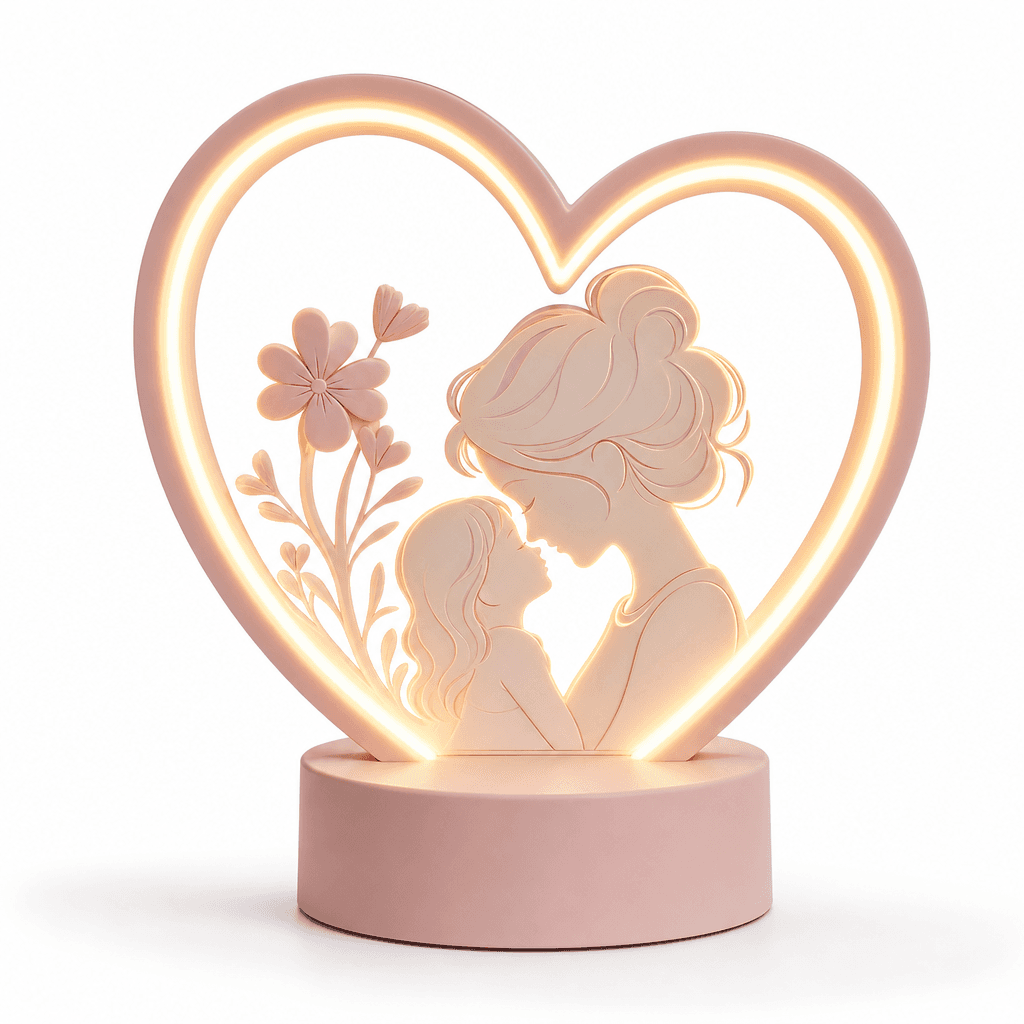 Mother's Day LED Heart Lamp