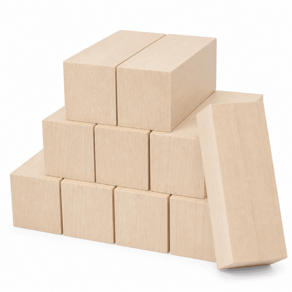 Basswood Carving Blocks 10‑Pack