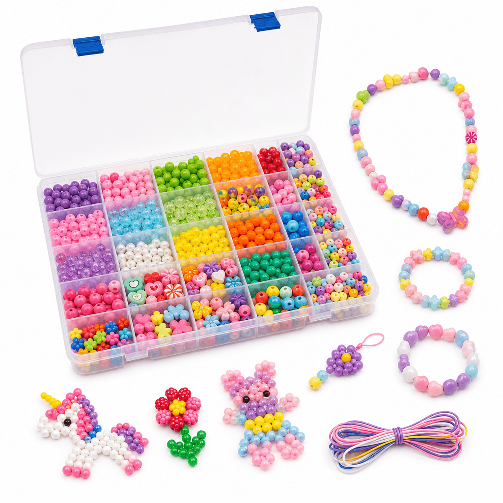Kids Bead Kit 2000‑Piece