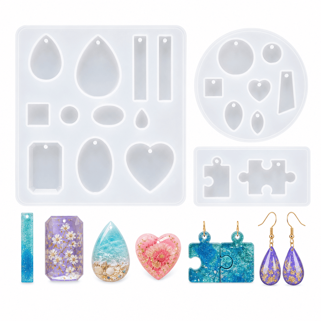UV Resin Jewelry Mold Set