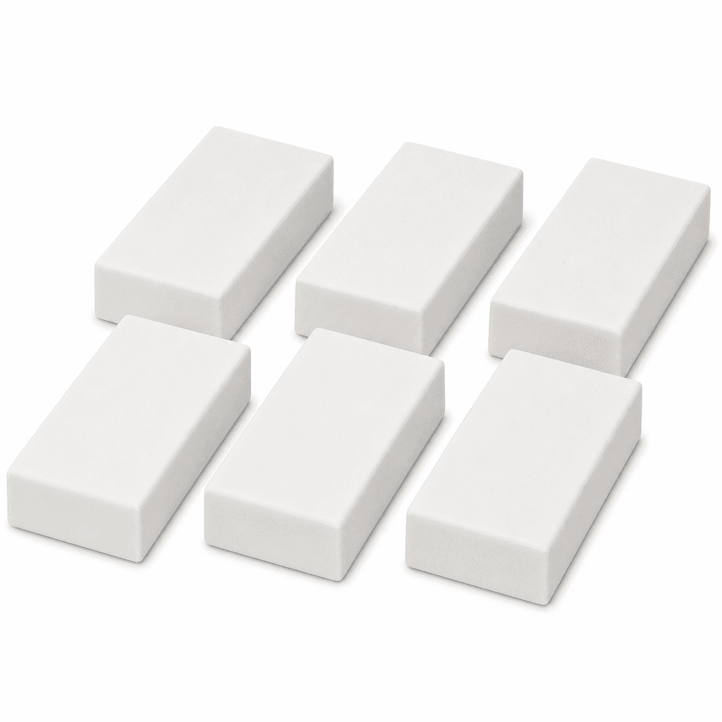 Staedtler White Erasers 6‑Pack