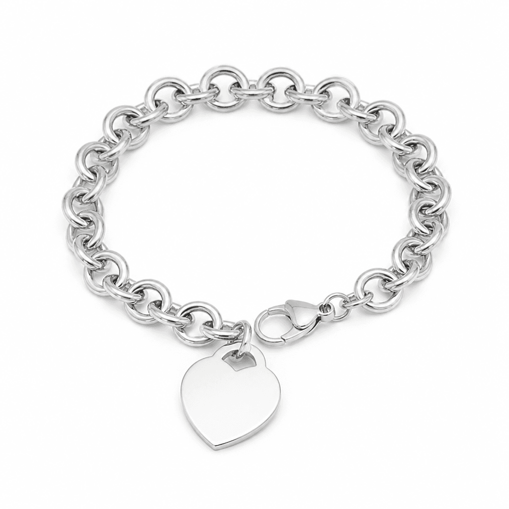 Tiffany & Co. Silver Heart Tag Bracelet