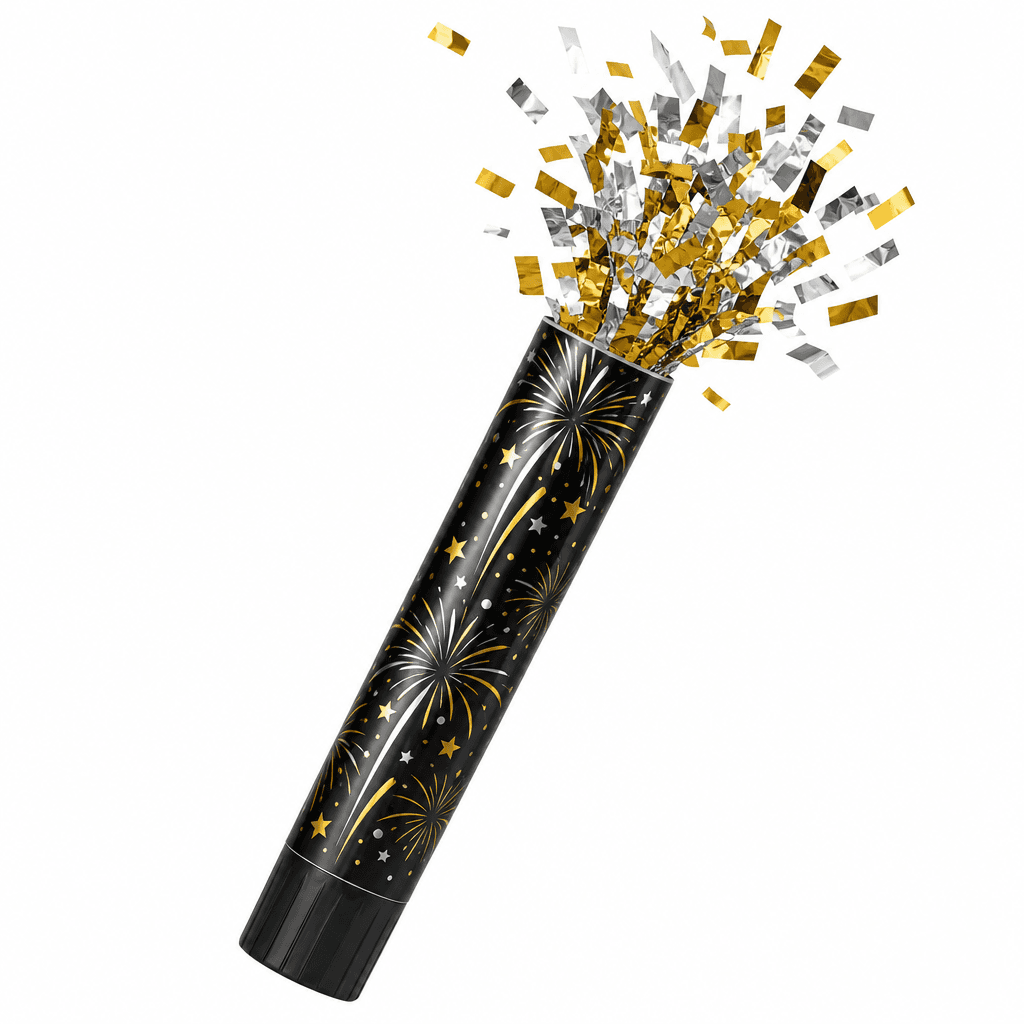New Year Confetti Cannon