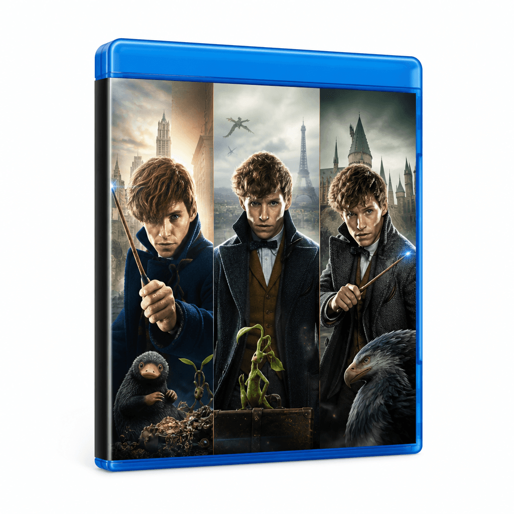 Fantastic Beasts 1–3 – Blu‑ray