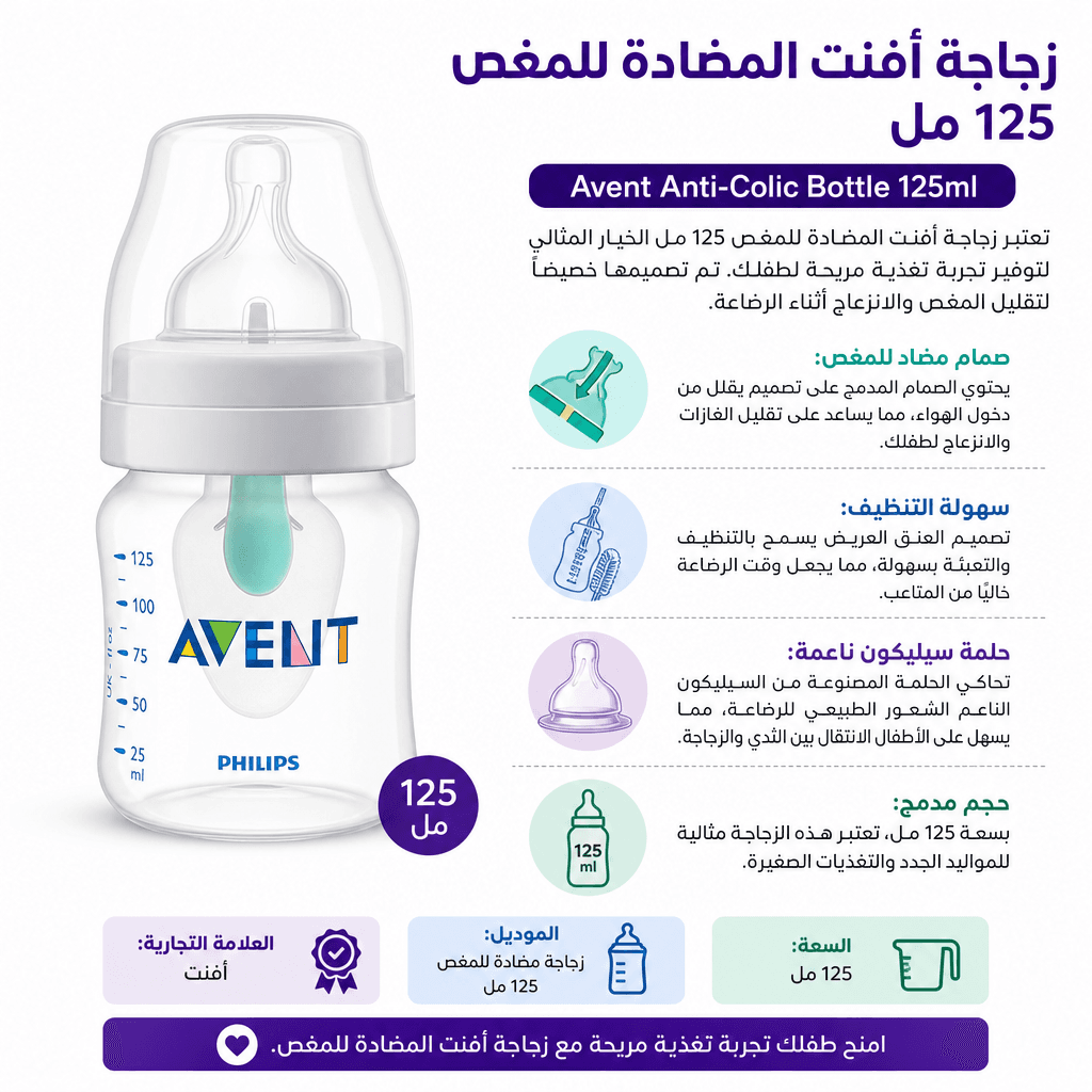 Avent Anti-Colic Bottle 125ml