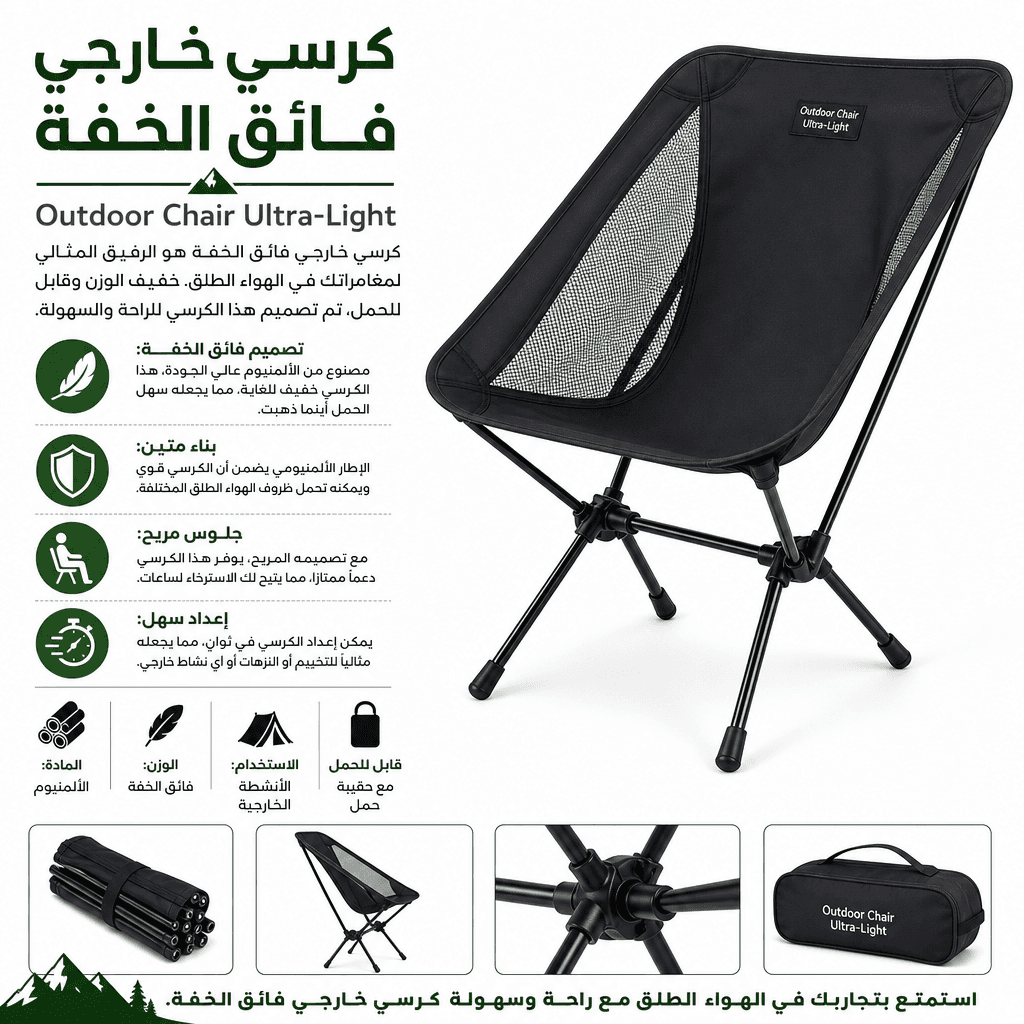 Outdoor Chair Ultra‑Light