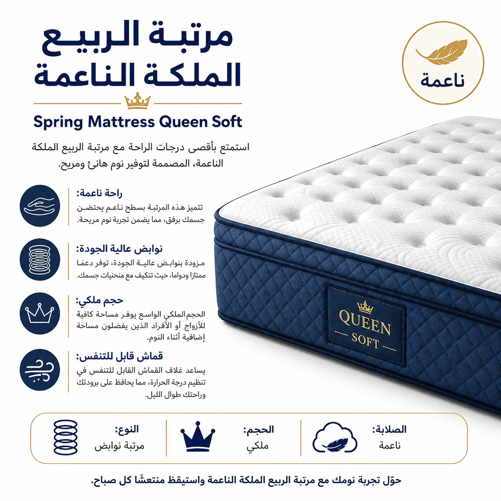 Spring Mattress Queen Soft