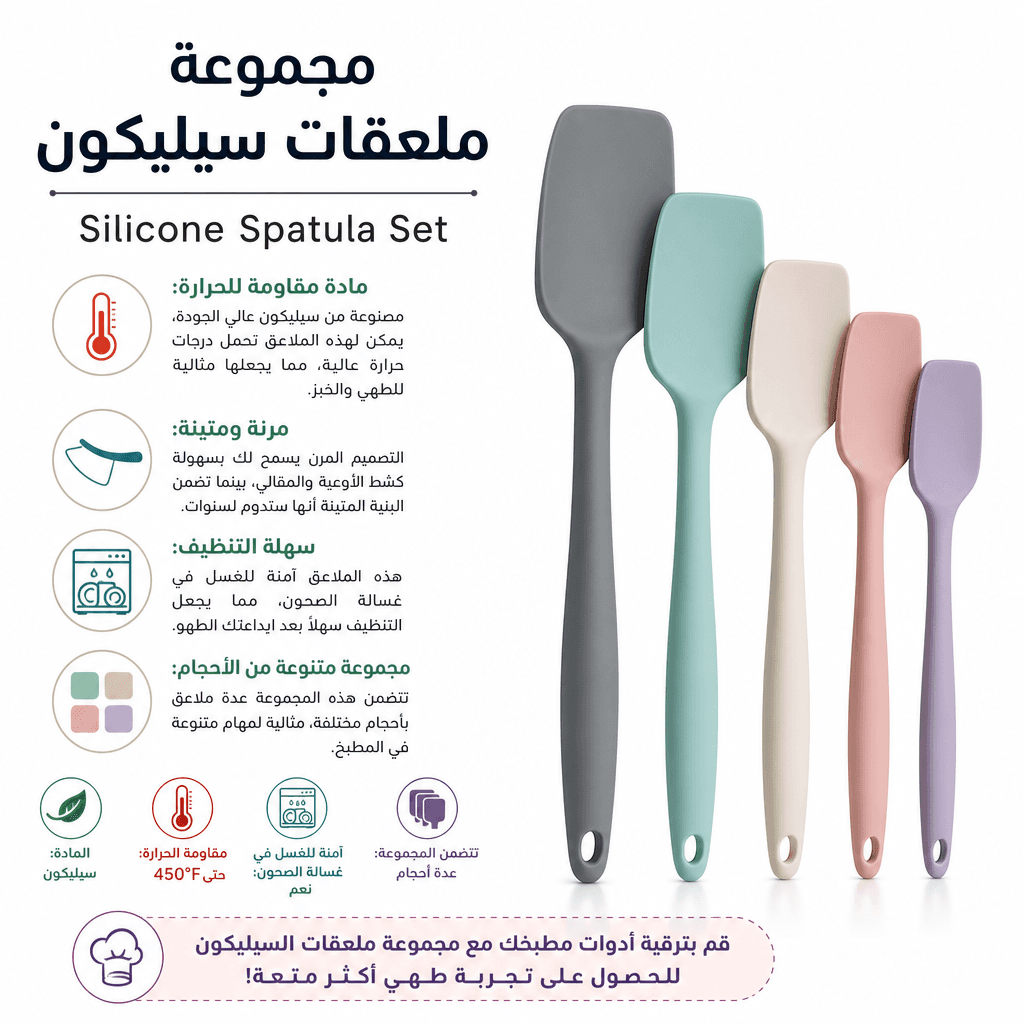 Silicone Spatula Set