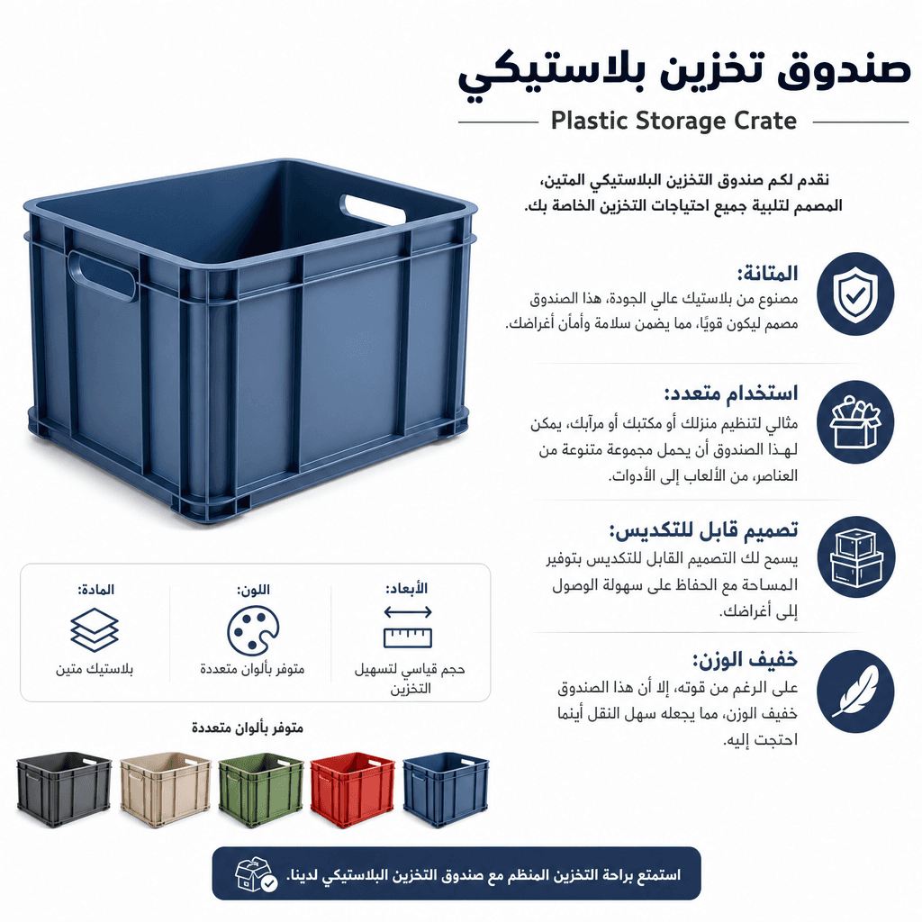 Plastic Storage Crate