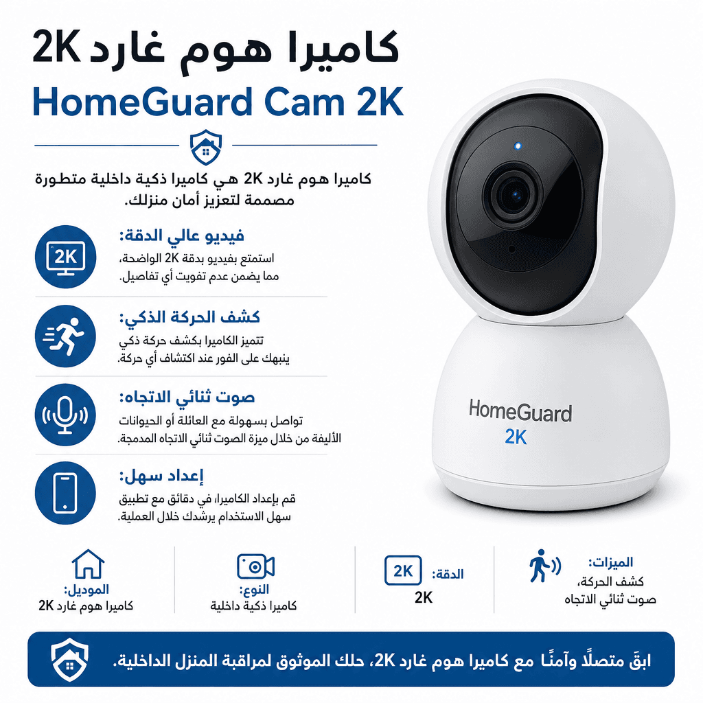 HomeGuard Cam 2K