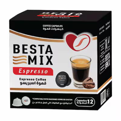 Bista Mix Espresso Coffee Capsules 8g - 12 Capsules