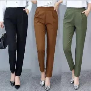High-Waist Women's Trousers
