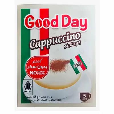 Good Day Sugar-Free Cappuccino 13g - 5 Pack