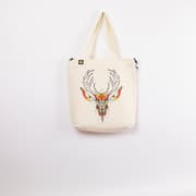 Deer | Off White Totebag Hanged product image