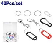 EMTOP EMKC1B01 40 Pcs Key Ring Accessories Kit product image