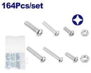 EMTOP EMXSBB01 164 Pcs Thread Screw Assortment Kit product image