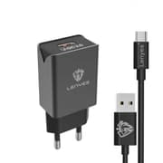 Lenyes LCH086-1QC Wall Charger with +Type- C cable Black product image