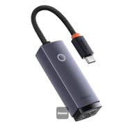 Baseus Lite Series Type-C to RJ45 Ethernet Adapter - Gigabit LAN Port - High-Speed Stable Wired Network - Plug and Play - Aluminum Alloy Housing - Compatible with Laptops, Tablets, and Nintendo Switch product image