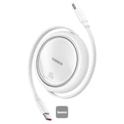 Baseus Free2Draw Mini Retractable USB-C to USB-C Cable - 100W Power Delivery Fast Charging - Adjustable Length Dual-Way Pulling - Ultra Compact Portable Design - 1 Meter product image