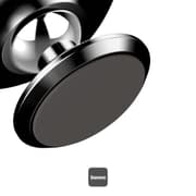 Baseus Small Ears Series Magnetic Car Phone Holder - Vertical Adhesive Type Dashboard Mount - 360 Degree Rotatable Head - Powerful Magnetic Suction - Compact Minimalist Design - Universal Smartphone Compatibility product image