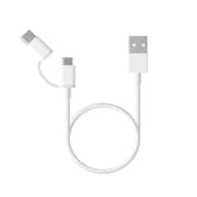 Original Xiaomi 2-in-1 USB Cable (Micro-USB to Type-C) - 100cm Length - Fast Charging & Data Sync product image