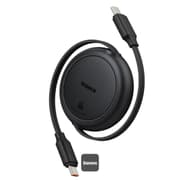 Baseus Free2Pull Mini Retractable USB-C to USB-C Cable - 60W Fast Charging - Both-Way Pulling - CarPlay Compatible - 480Mbps Data Transfer - 1 Meter product image