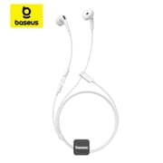 Baseus CZ19 USB-C Wired Earphones - Hi-Fi Audio Quality - Built-in Microphone & Volume Control - Ergonomic In-Ear Design - Digital Audio Chip - Noise-Isolating - White product image