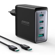 GaN Ultra JR-TCG04EU 100W 3C1A Fast Charger-Black+100W C to C Cable 1.2m-Black (EU) product image