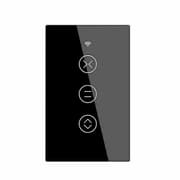 Moes 1-Gang Curtain Switch – Zigbee Mesh – US Type – Black product image