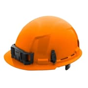Milwaukee BOLT™ Orange Front Brim Vented Hard Hat with 6-Point Ratcheting Suspension product image