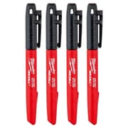 Milwaukee INKZALL™ Black Fine Point Markers - 4 Pack product image