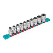 Total THT121101 | 10 Pcs 1/2" Socket Set (10-24mm) product image