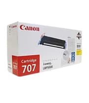 Canon 707 Yellow Genuine Toner Cartridge - Professional Color Laser Printing - High Definition Output - Compatible with i-SENSYS LBP5000 and LBP5100 - Yellow product image