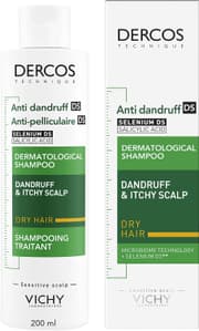 Vichy Dercos Anti-Dandruff Shampoo for Dry Hair 200ml product image