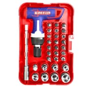 EMTOP EBST03102 – 31PCS T-Handle Wrench Screwdriver Set product image