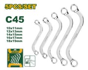 JADEVER S‑Type (Curved) Ring Wrench Set product image