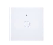 Moes 1-Gang Matter WiFi Smart Light Switch – Glass Panel – EU Standard product image