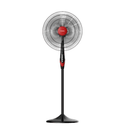 Tornado 18-Inch Stand Fan with 4 Blades – Black x Red product image