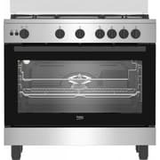 Beko Gas Cooker 90 cm 5 burners stainless steel with a cooling fan and Full Safety product image