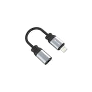 Lenyes AX107 Lightning to 3.5mm Headphone Jack Adapter - Original Audio Experience - Lossless Sound Quality - Plug and Play - Compatible with iPhone and iPad - Black product image