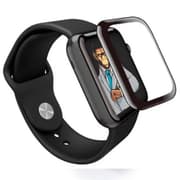 BLUEO High Molecule Shock-Resistant Screen Protector with Dust Removal Locator for Apple Watch S10 42MM - HD Black product image