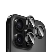 BLUEO NPB27 Original Metal Frame Lens Protector Glass (3 pcs/package) for iPhone 15 Pro Max (6.7″) - Black product image