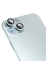 BLUEO NPB27 Original Metal Frame Lens Protector Glass (2 pcs/package) for iPhone 15 (6.1″/6.7″) - Blue product image
