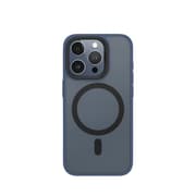 BLUEO BK5934 Skin-Friendly Frosted Anti-Drop Case with Magnetic for iPhone 15 Pro (6.1″) - Dark Blue product image