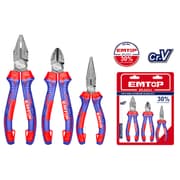 EMTOP 3-Piece High Leverage Pliers Set product image